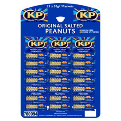 Picture of KP 50g Peanuts Salted Card x21